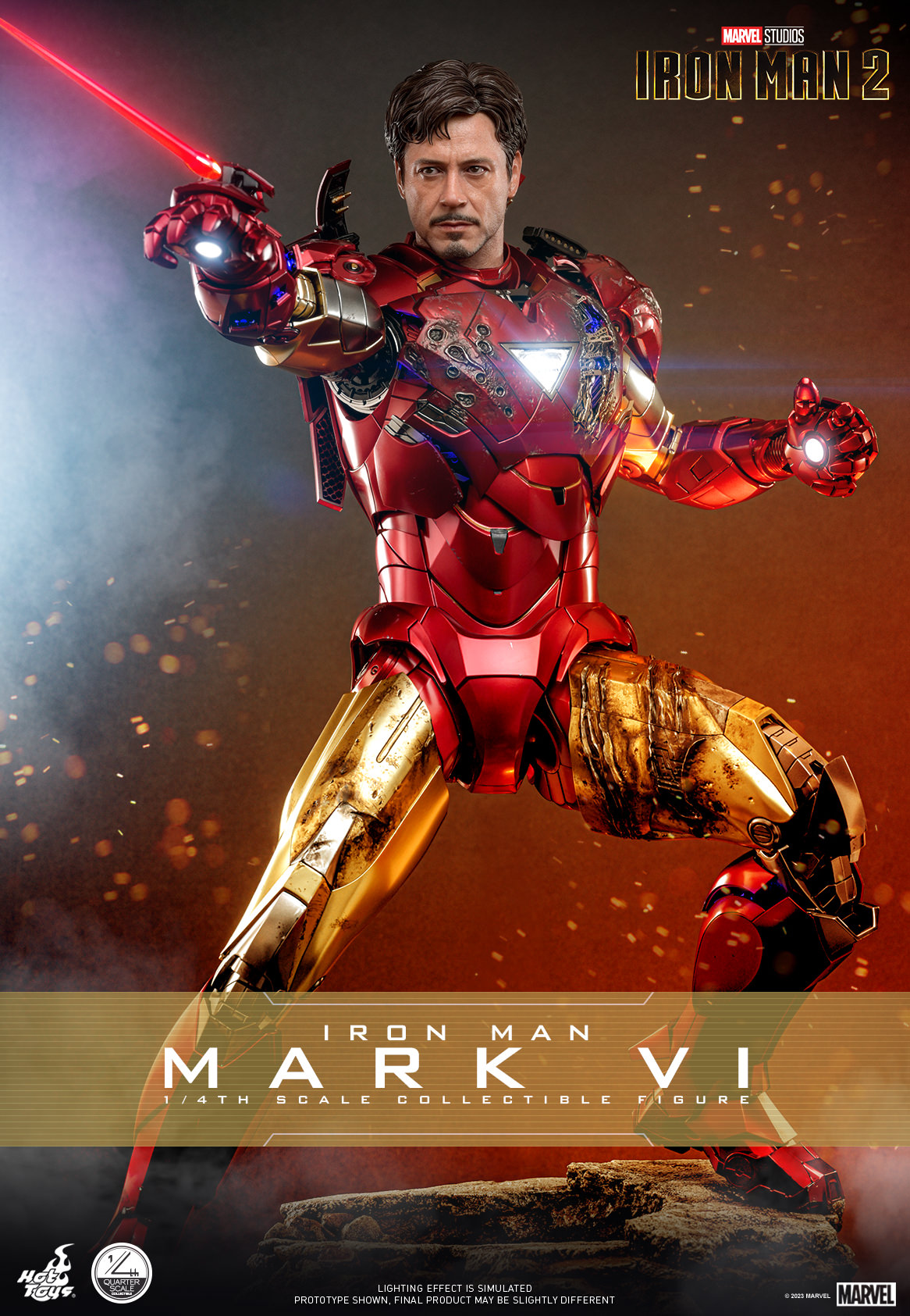 [Pre-Order] Iron Man 2 - Iron Man Mark VI Quarter Scale Figure
